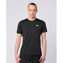 Kappa Midtown Tee Erkek Siyah-gri Regular Tişört Siyah - Gri