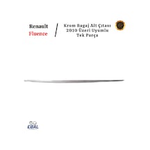 Ebal Otomotiv Renault Fluence Krom Alt Bagaj Çıtası 2010 Üzeri P.Çelik