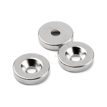 3 Adet D15M X 10/5,5Mm X 3Mm Havşa Delikli Güçlü Neodyum Miknatis