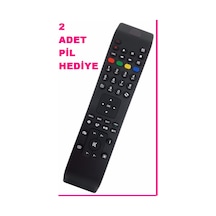 Vestel Uyumlu Nexon Smart Led Tv Finlux Seg Hi-Level Kumanda 2 Pil Qmenü