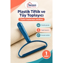 Plastik Tiftik Ve Tüy Toplayıcı Saplı Koltuk Halı Temizleme Aparatı 1 Adet