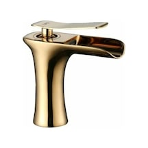 Altın Şelale Akışlı Lavabo Bataryası