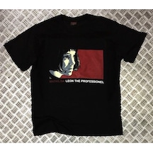 Stoned&Fame Unisex Siyah Leon The Professıonal Mathilda Baskılı T-shirt SIYAH Siyah