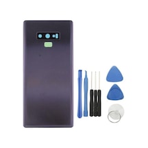 Samsung Galaxy Note 9 N960 Mavi Arka Kapak Cam Kasa Pil Konutu 4681 Mor Mor