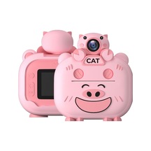 S1 2.0" Ips Ekran Fotoğraf Yazıcısı Pembe Çok Renkli