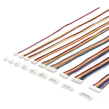 JST 1.25mm 3pin 20cm Kablolu Konnektör (Beyaz) Takım x 1 adet