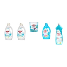 Aquabor Doğal Mineralli Sıvı Beyaz + Sıvı Beyaz + Tablet + Sıvı Renkliler + Elde Bulaşık 5 Li Set 24519026