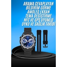 Akıllı Saat Çelik Kordonlu Amoled Ekran Android Ve İos Uyumlu Çağrı Cevaplayabilen Akıllı Saat Çelik Kordonlu Amoled Ekran Android Ve İos Uyumlu Çağrı Cevaplayabilen