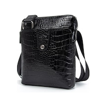 Kangaroo Kıngdom Hakiki Deri Kroko Siyah Unisex Postacı Çanta Kangaroo K. 4544-Cs Siyah Kangaroo Kıngdom Hakiki Deri Kroko Siyah Unisex Postacı Çanta Kangaroo K. 4544-Cs Siyah