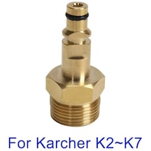 Gold-m22 Adaptörü Yüksek Basınçlı Yıkama Hortumu Adaptörü Hızlı Bağlantı Dönüştürücü Uydurma Karcher K2 K3 K4 K5 K7 Yıkama Tabancası