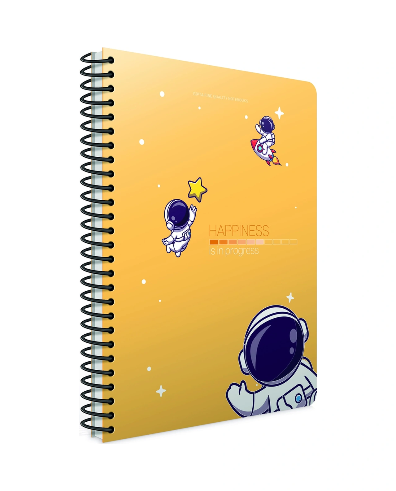 Happiness Spiralli Karton Kapak Defter A4 80 Yaprak Kareli 4 Lü Paket 5802