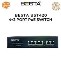 Besta Bst-420 4+2 Port 10/100 Poe Switch-power Over Ethernet