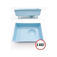 Muhabbet Kuşu & Papağan Plastik Yuva İçi Folluk 26x18 Cm Ayaklı - 5 Adet