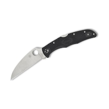 Spyderco Endura 4 Black Lightweight Wharncliffe Plainedge Kamp Çakı Siyah
