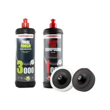 Menzerna Hediyeli Set 1000ml 1000 Pasta- 3000 Hare Cila - 1 Adet Polisaj Süngeri Hediye