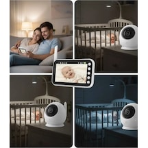 4.5 İnç Ekranlı Gece Görüşlü Bebek Kamerası Ve Monitörü