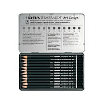 Lyra Kurşun Kalem Rembrandt Art Design Metal 12 Li L1111120 Çok Renkli