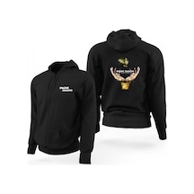 Imagine Dragons Smoke Mirrors Siyah Fermuarlı Limited Edition Kapşonlu Sweat Siyah