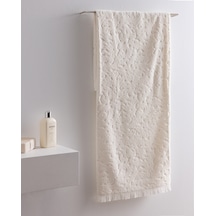 Pavot %100 Pamuk Banyo Havlusu - Ekru - 70x140 Cm 8684427296943