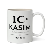 10 Kasım Mustafa Kemal Atatürk Tasarımlı Kupa Bardak Baskılı Kahve Kupa Bardak Model 4
