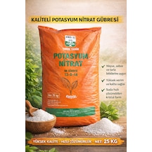 Potasyum Nıtrat Gübre 13-0-46 Kristal 1-3-5-10-25 Kg Suda Tam Çözünür Yüksek Verim Nk Gübre 1 kg
