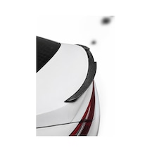 Renault Megane 4 Sedan Uyumlu Bagaj Üstü M4 Karbon Görünüm Spoiler Yarasa İthal Abs Plastik