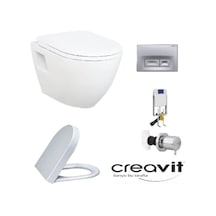 Creavit Gr5001-Tp325 Gömme Rezervuar Seti 5Li Metal Menteşe Hisar