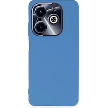 İnfinix Hot 40i Kılıf First Silikon - Mavi -