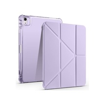 Apple Uyumlu iPad, Air 11 2025 M3 Kılıf Tri Folding Kalem Bölmeli Standlı Kılıf Kapaklı Kılıf