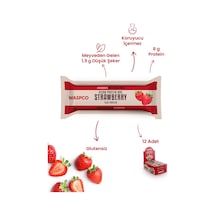 Waspco Vegan Protein Bar Çilekli 40g x 12 Adet