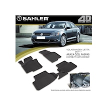 Sahler Vw Jetta 2014 Havuzlu Paspas 4.5D Tam Uyumlu