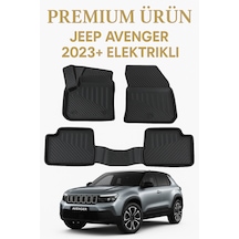 Jeep Avenger 2023+ Elektrikli Uyumlu 3d Oto Paspas Premium