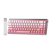 Aula Hero 68 He Manyetik Klavye Rapid Trigger Black King Switch 8000hz Rgb Neon Tkl Hot Swap Oyuncu Klavyesi Pembe