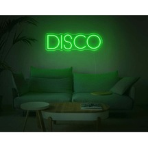 Dısco Yazılı Neon Tabela Yeşil