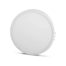 Noas Yl14-2410 Sıva Üstü Yuvarlak Slim Led Panel 24w Beyaz Kasa 6500k 2160 Lm