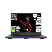 Asus Rog Strix G18 G814PP-S9002HMF44 R9-8940HX 40 GB 2 TB SSD 8 GB RTX5070 18" Wqxga W10P Dizüstü Bilgisayar