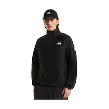 F0a8j8pjk31-r The North Face M Mountaın Athletıcs Glacıer 1-4 Zıp Fl Erkek Ceket Siyah F0a8j8pjk31-r