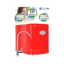 WaterMelon Premium 10 Aşamalı 12 LT Metal Tanklı Süper Sarım Membran Teknolojili Pompasız Su Arıtma Cihazı
