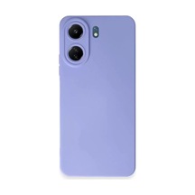 Sh Newface Xiaomi Redmi 13c Kılıf Nano İçi Kadife Silikon - Lila Najmaddin