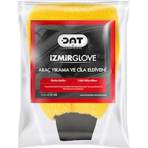 Dat35 İzmirglove Sarı Mikrofiber Oto Yıkama Ve Araç Pasta Cila Eldiveni