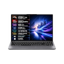Lenovo Ideapad Slim 3 16arp10 83k800dktr Amd Ryzen 7-170 8gb 512gb Ssd 16" Ips Freedos Taşınabilir Bilgisayar
