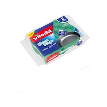 4 Adet Vileda Sünger 2'li Çizmez Oluklu Eko Paket