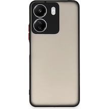Newface - 364 - Xiaomi Redmi 13c Kılıf Montreal Silikon Kapak - Edntrend - - Siyah Sıyah