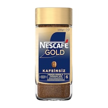 Nescafe Gold Kafeinsiz Kahve 100 G - 6 Adet Tarı Çekirdek Kahve