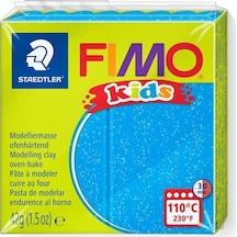 Staedtler Fimo Kids Yumuşak Polimer Kil 312 Glitter Blue