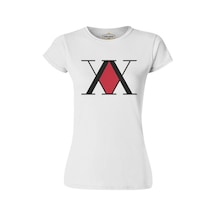Hunter X Hunter - X Logo Beyaz Kadın Tshirt 001