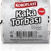 Kaka Torbası 30'lu Set, Kötü Koku Kontrolü Sağlayan Kedi Köpek Kaka Torbası 24x32 Cm, Kolay Kullanım, Evcil Hayvan Atıklarına Hijyenik Temizlik, Sızdırmaz Taşınabilir Kedi Köpek Dışkı Poşeti