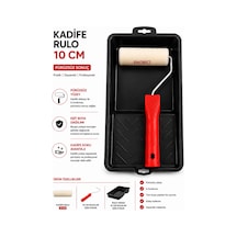 Ehobici 2 Parça Lüks Kadife Rulo Moher Boyacı Seti