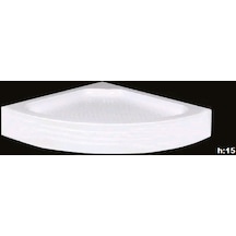 Alika Oval Duş Teknesi Panelli H 15 90 x 90 Oval H 15 Panelli Duş Teknesi