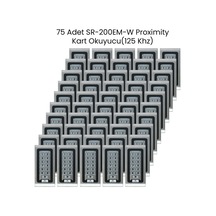 75 Adet Sarkey Sr-200 Em-w Metal, Dış Ortam Ip68 , Stand Alone, Şifreli, Proxmty Kart Okuyucu 125 Khz -735